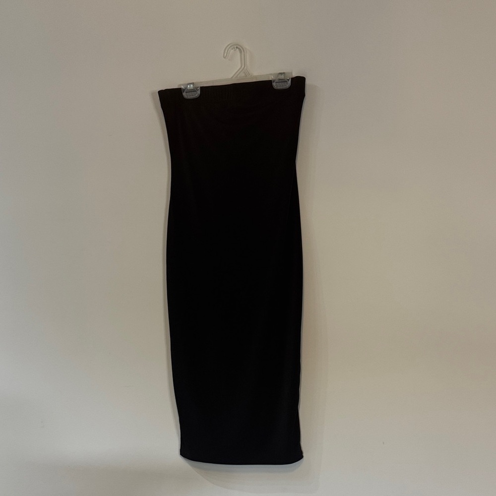 Guess Strapless Black Tube Dress